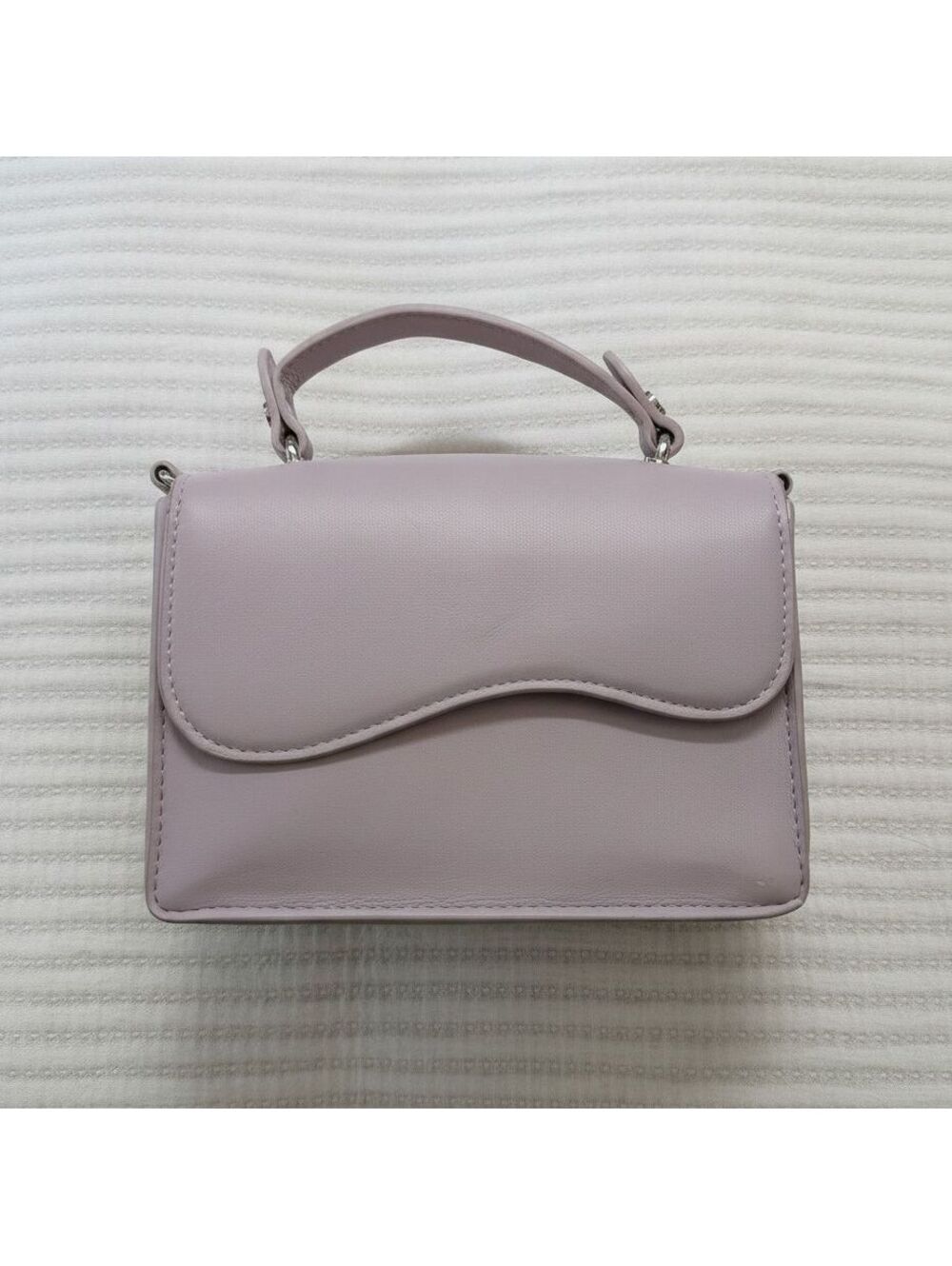 Pre-owned HVISK Crane Soft Structure Bag - Blush Purple